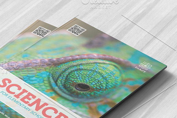 Science Textbook in Magazine Templates - product preview 1