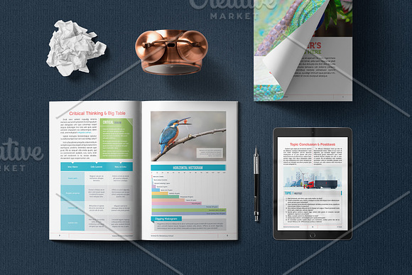 Science Textbook in Magazine Templates - product preview 3