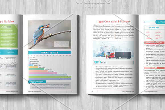 Science Textbook in Magazine Templates - product preview 5