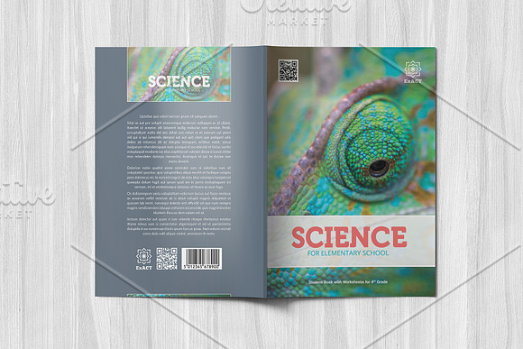 Science Textbook in Magazine Templates - product preview 7