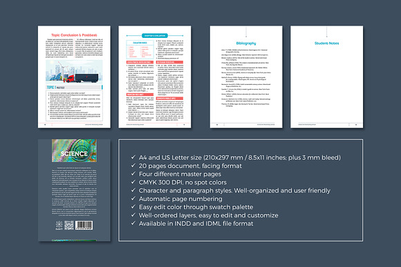 Science Textbook in Magazine Templates - product preview 10