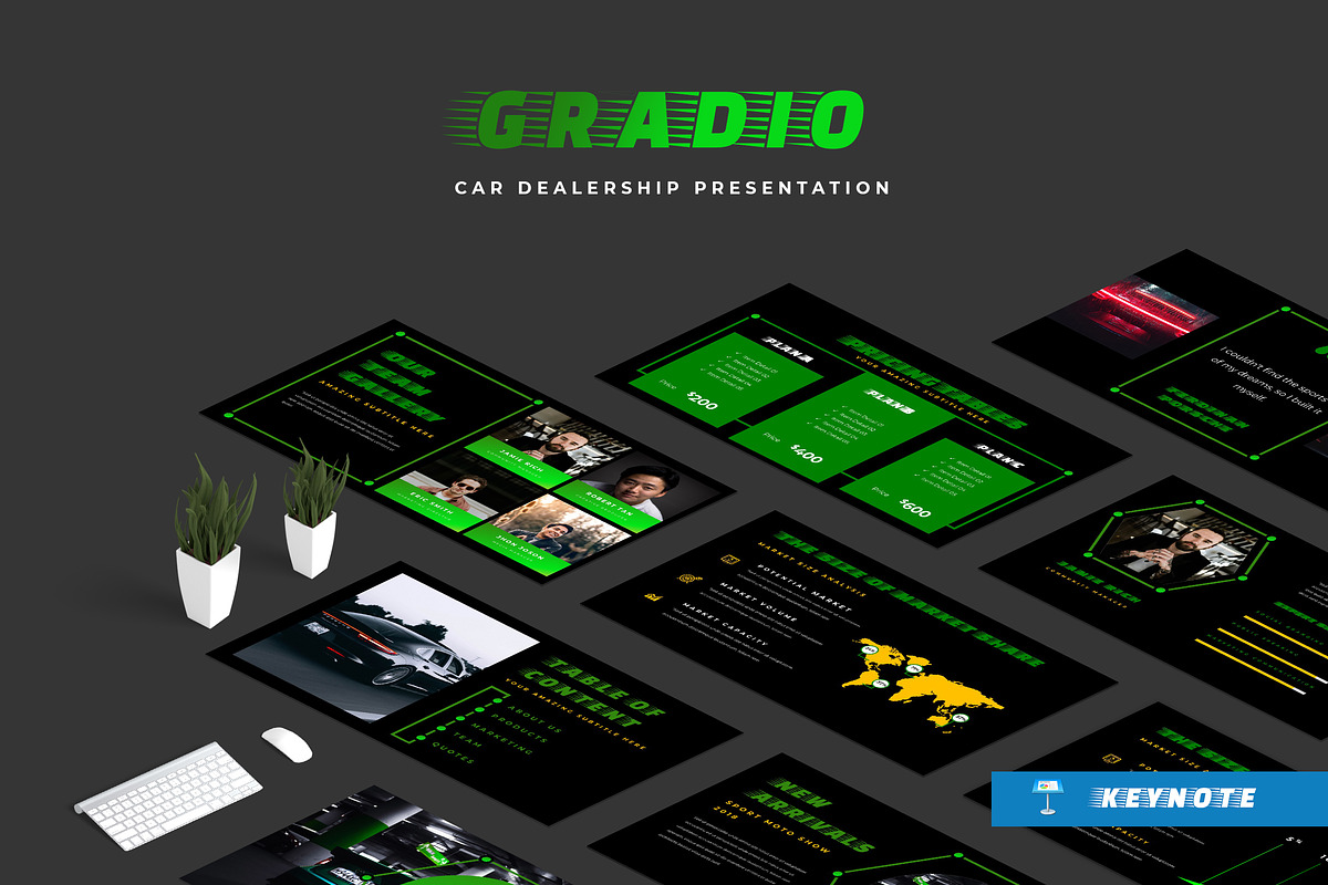 Gradio Car Dealership Keynote  in Keynote Templates - product preview 8