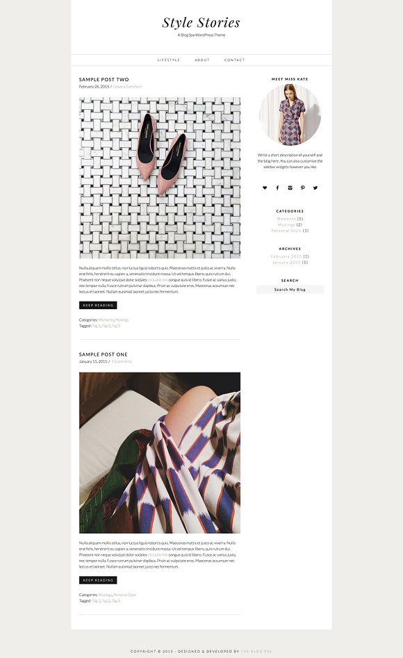 Style Stories / WordPress Theme in WordPress Blog Themes - product preview 3