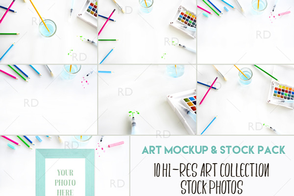 Styled Stock Photography: Art Pack