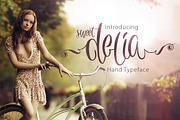 Sweet Delia Hand Typeface