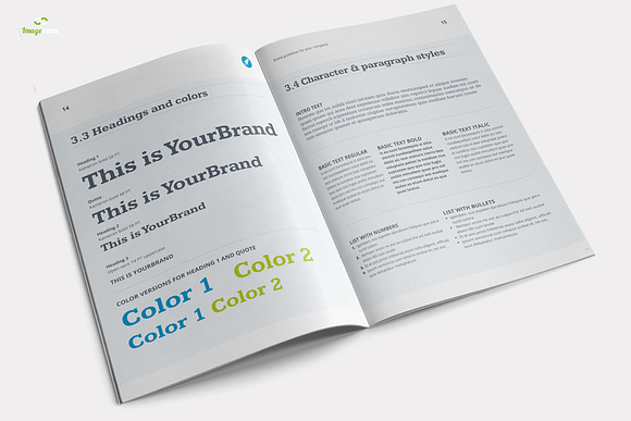 Brand Guidelines (light version) in Branding Mockups - product preview 2