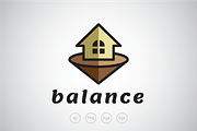 Balance House Logo Template