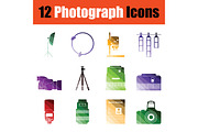 Photography icon set
