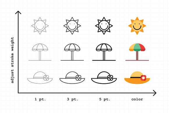 Summer Time! in Beach Icons - product preview 3