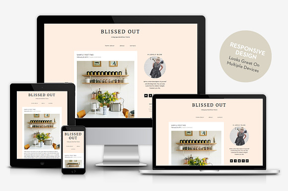 Blissed Out / WordPress Theme in WordPress Blog Themes - product preview 3