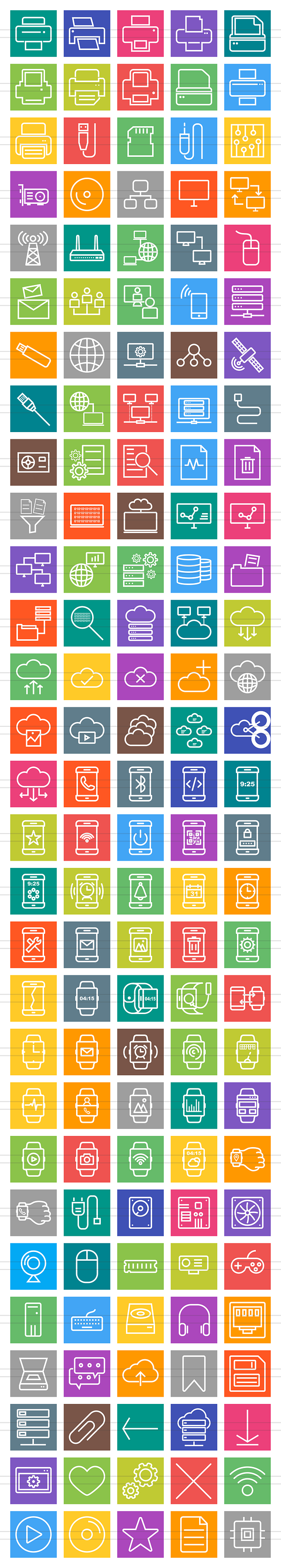 145 Hardware Line Icons in Icons - product preview 1