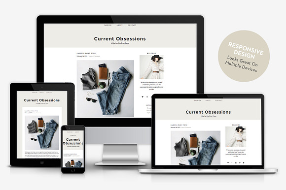 Current Obsessions / WordPress Theme in WordPress Blog Themes - product preview 3