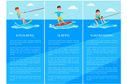 Wakeboarding and Kitesurfing