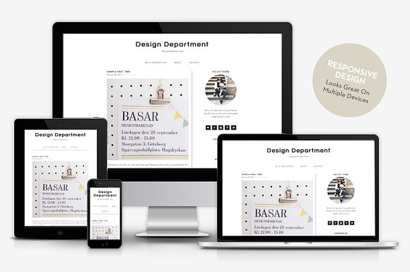 Design Department / WordPress Theme in WordPress Blog Themes - product preview 3