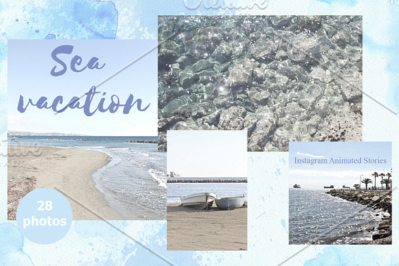 Sea vacation Animated Stories in Instagram Templates - product preview 1
