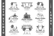 9 Photo Studio Logos Templates Vol.1