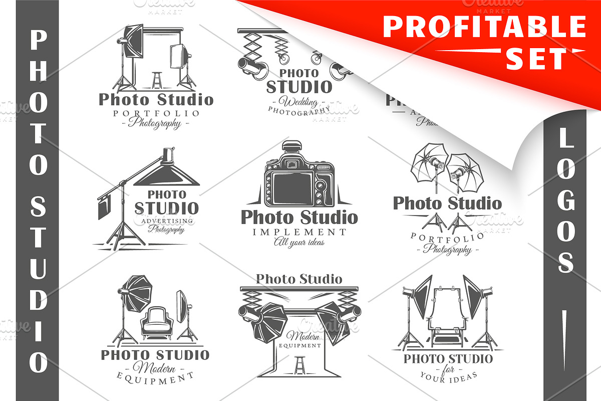 18 Photo Studio Logos Templates in Logo Templates - product preview 8