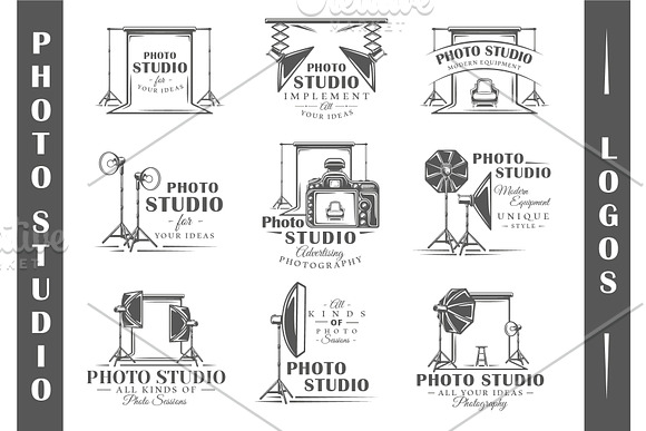 18 Photo Studio Logos Templates in Logo Templates - product preview 2
