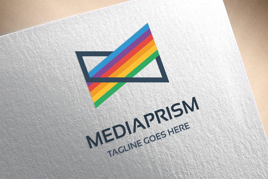 Media Prism Logo in Logo Templates - product preview 8