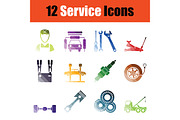 Service icon set