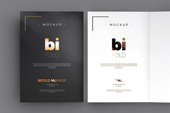 Bi-Fold A5 Brochure / Mock-up 2 in Print Mockups - product preview 1