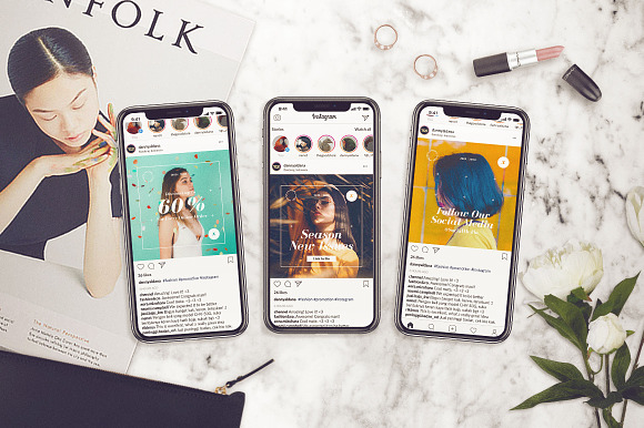 ANIMATED Instagram Stories Pack in Instagram Templates - product preview 1