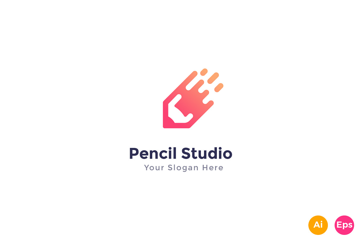Pencil Studio Logo Template in Logo Templates - product preview 8