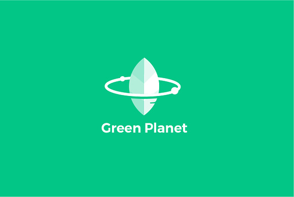 Green Planet Logo Template in Logo Templates - product preview 2