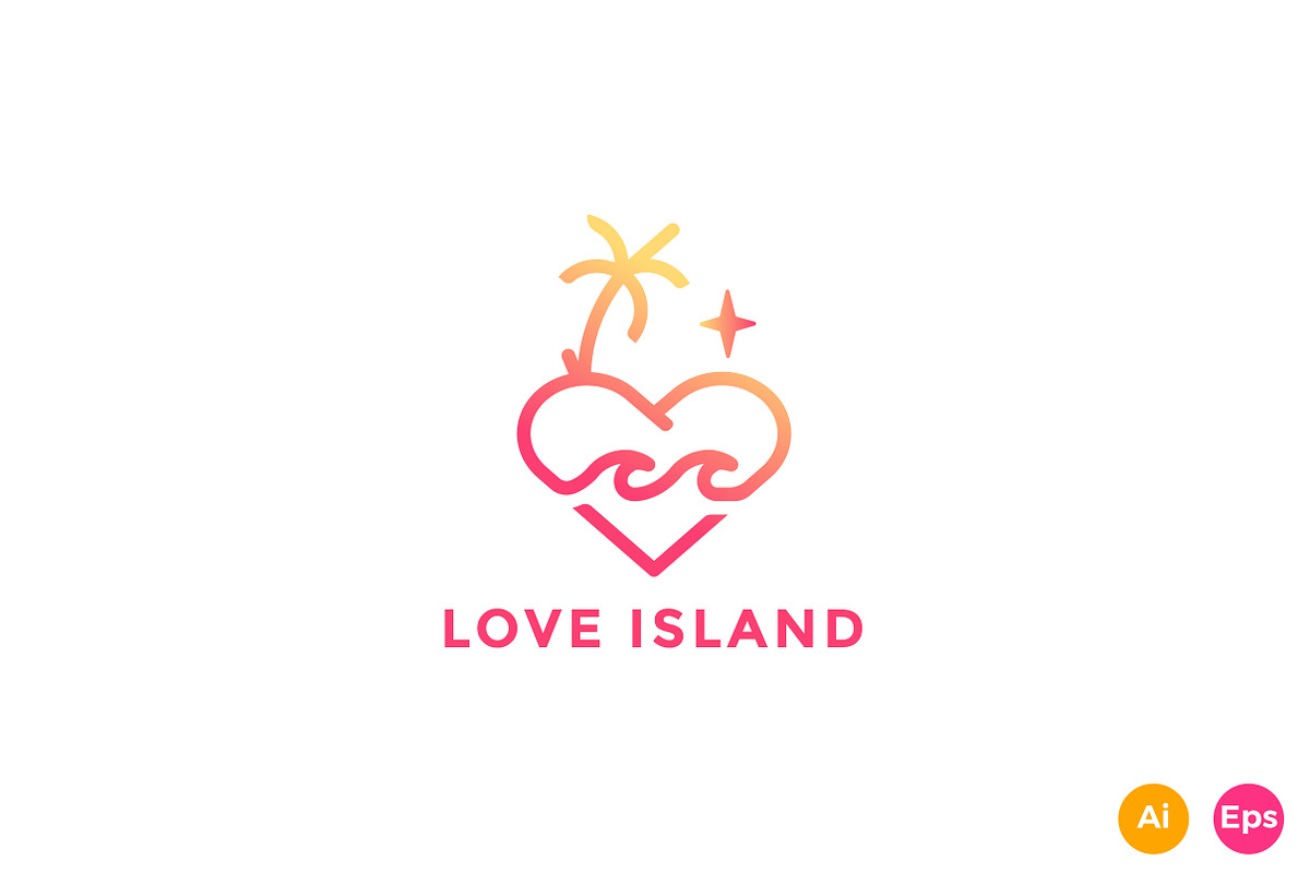 Love Island Logo Template in Logo Templates - product preview 8