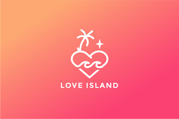 Love Island Logo Template in Logo Templates - product preview 2
