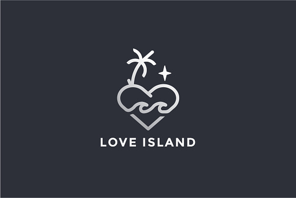 Download Love Island Logo Template Creative Daddy Yellowimages Mockups