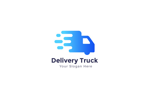 Fast Delivery Truck Logo Template in Logo Templates - product preview 2