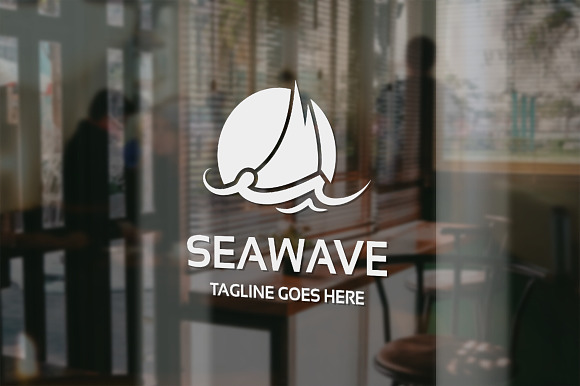 Sea Wave Logo in Logo Templates - product preview 1