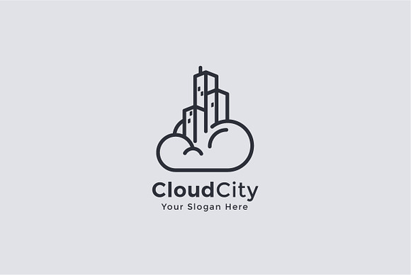 Cloud City Logo Template in Logo Templates - product preview 2