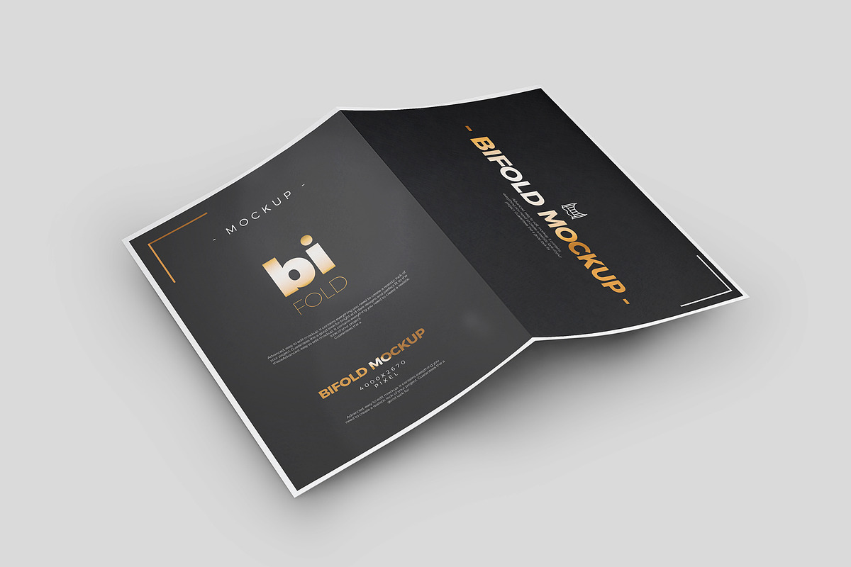 Bi-Fold A5 Brochure / Mock-up 3 in Print Mockups - product preview 8