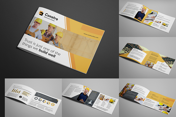 Construction Brochures Bundle in Brochure Templates - product preview 3