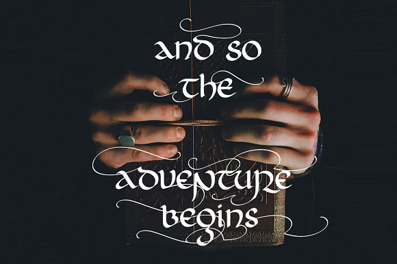 Rivendell. The full of magic font. in Blackletter Fonts - product preview 14