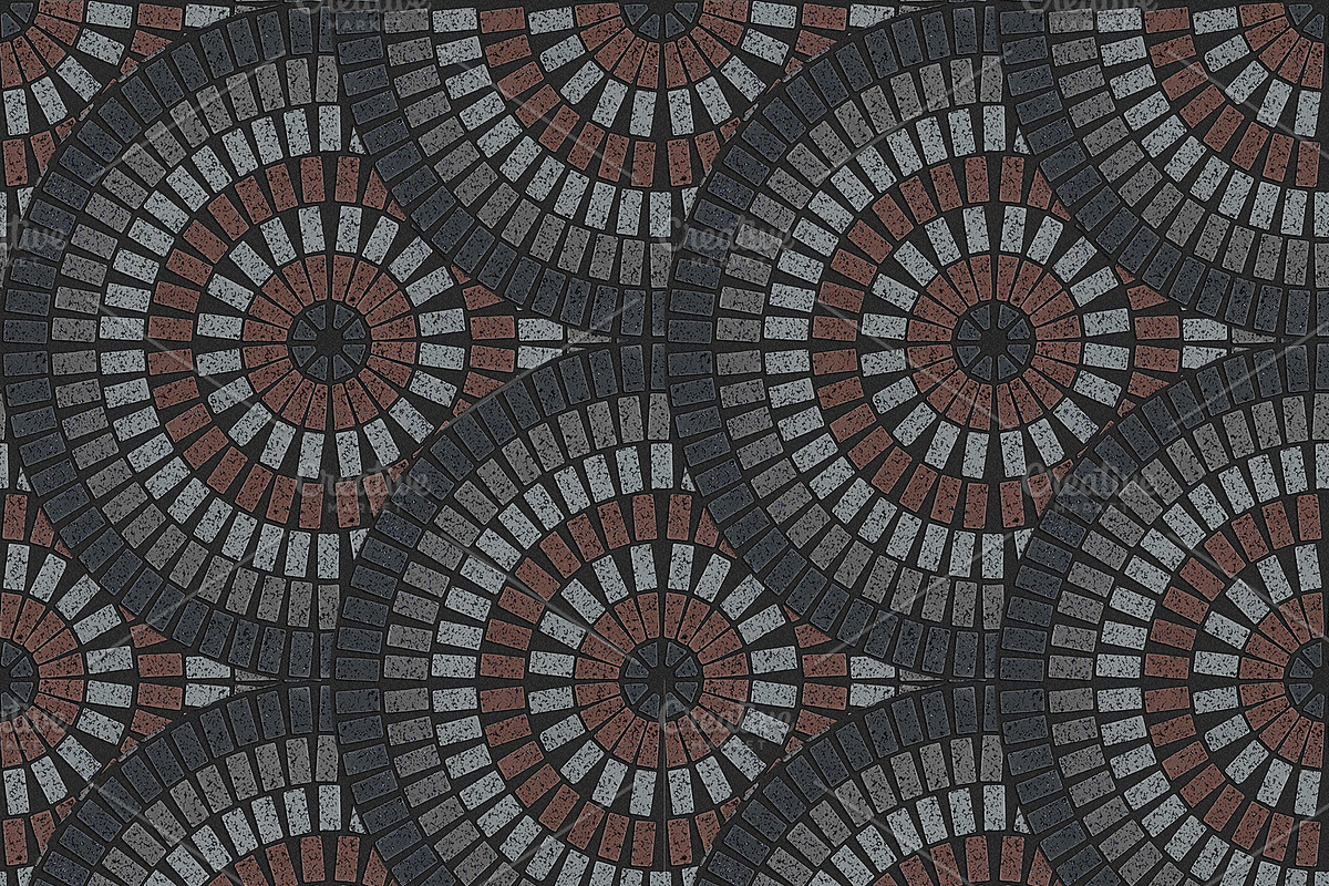 Fan pattern seamless texture in Textures - product preview 8