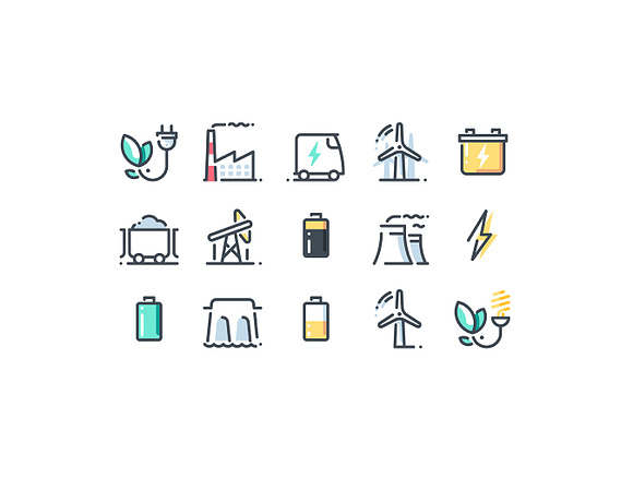 Energy 28 icons in Icons - product preview 4