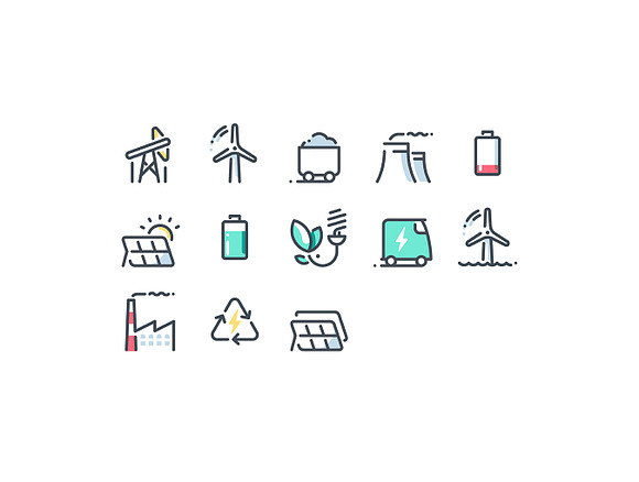 Energy 28 icons in Icons - product preview 5