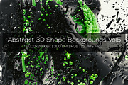 Abstract 3D Shape Backgrounds Vol5