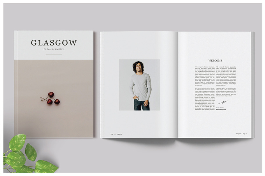 Glasgow Magazine in Magazine Templates - product preview 8