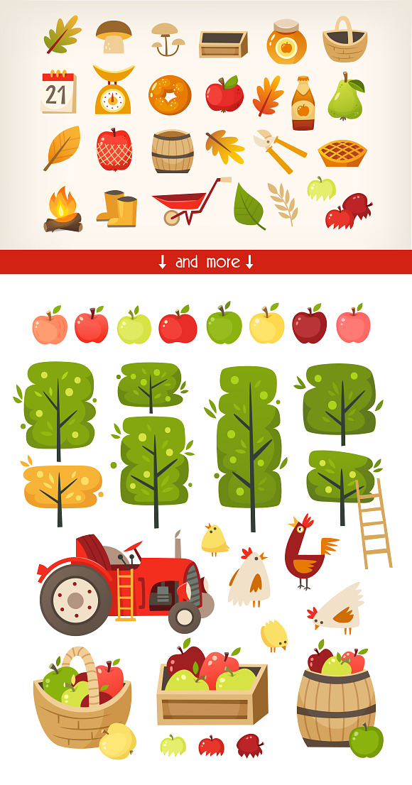 It's all about apples in Illustrations - product preview 2