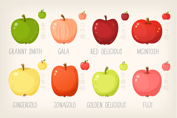 It's all about apples in Illustrations - product preview 3