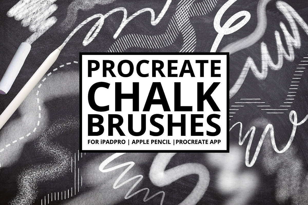 Procreate Chalk Lettering Brushes in Add-Ons - product preview 8