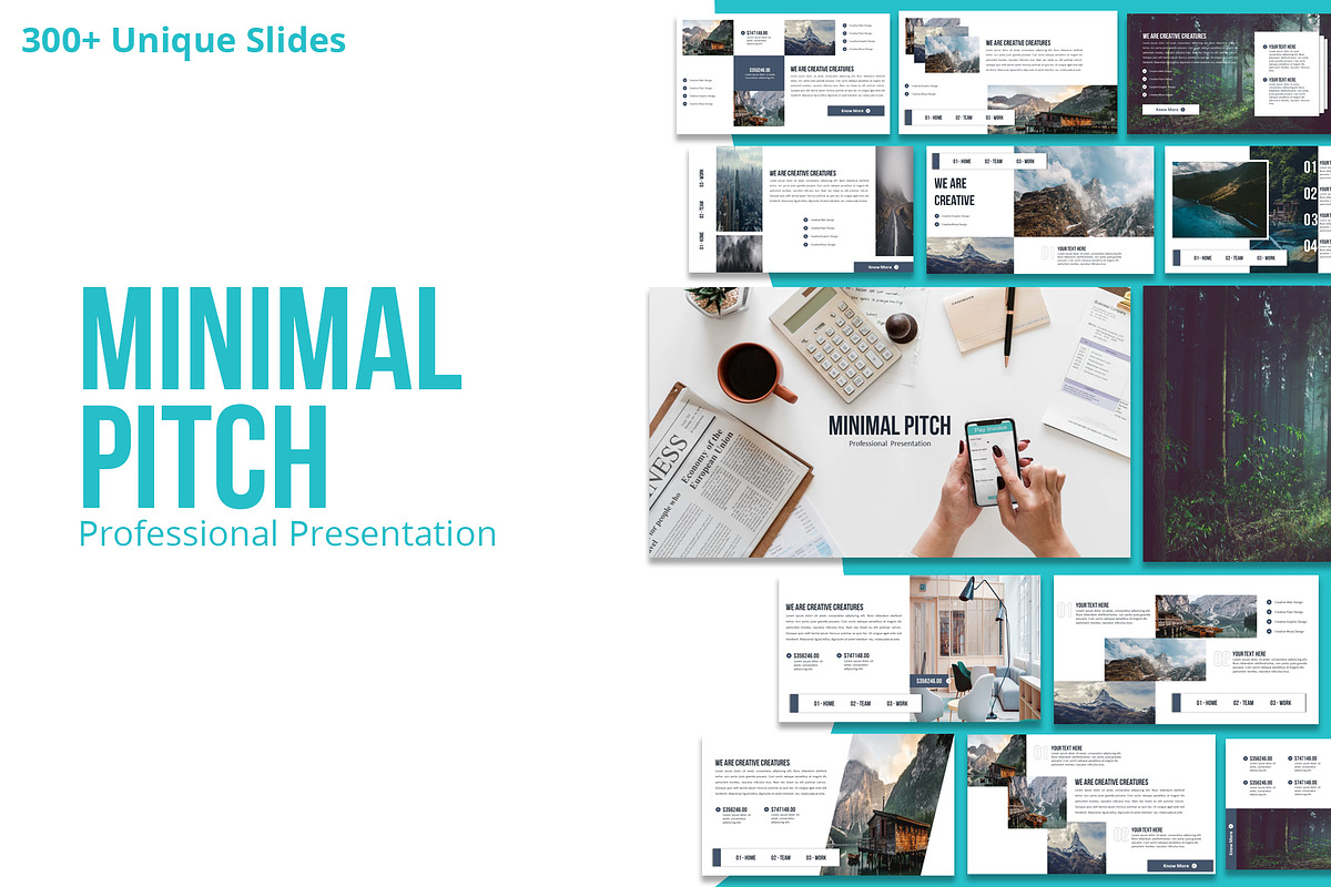 Minimal Pitch Powerpoint Template in PowerPoint Templates - product preview 8