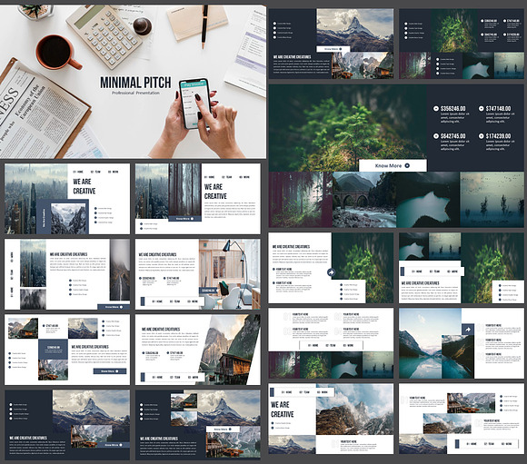 Minimal Pitch Powerpoint Template in PowerPoint Templates - product preview 1