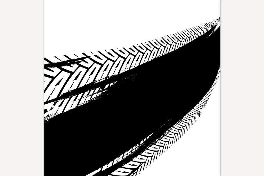 Grunge Tire Background in Illustrations - product preview 8