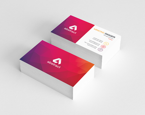 Modern Business Card in Business Card Templates - product preview 2