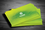 Green Colour Business Card